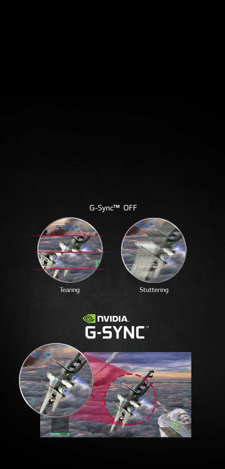 Fluid Gaming Motion with G-Sync™ Technology<br>2