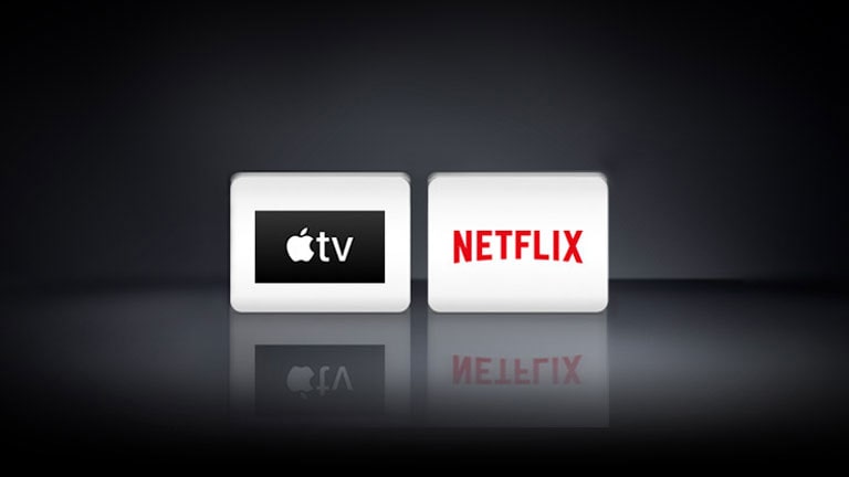 The Apple TV app and Netflix