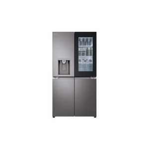 Side By Side Refrigerator, 705L Gross Capacity with HygieneFRESH+™Black Stainless