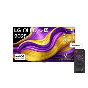 تلفزيون LG OLED evo AI G5 مقاس 65 بوصة بدقة 4K 165Hz ومدعوم بجهاز التحكم AI Magic remote وواجهة webOS25 طراز عام 2025