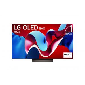 تلفزيون LG OLED evo C4 4K الذكي مقاس 83 بوصة المدعوم بجهاز التحكم AI Magic remote وتكنولوجيا الصوت Dolby Vision وواجهة webOS24 طراز OLED83C46LA عام (2024)