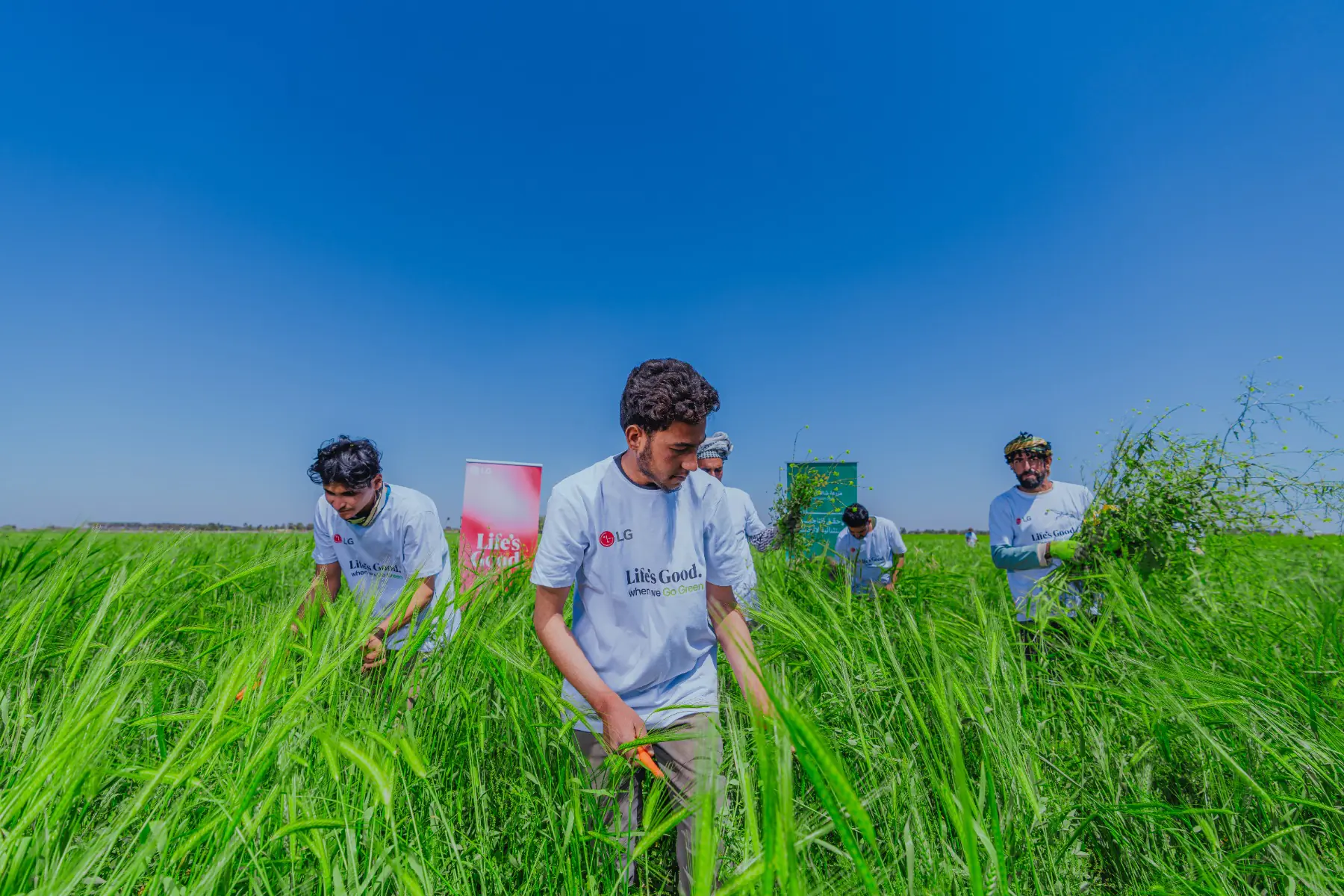 LG Electronics Iraq Supports “Pick It With Your Own Hands” Campaign at Shala Organic Farm on Earth Day