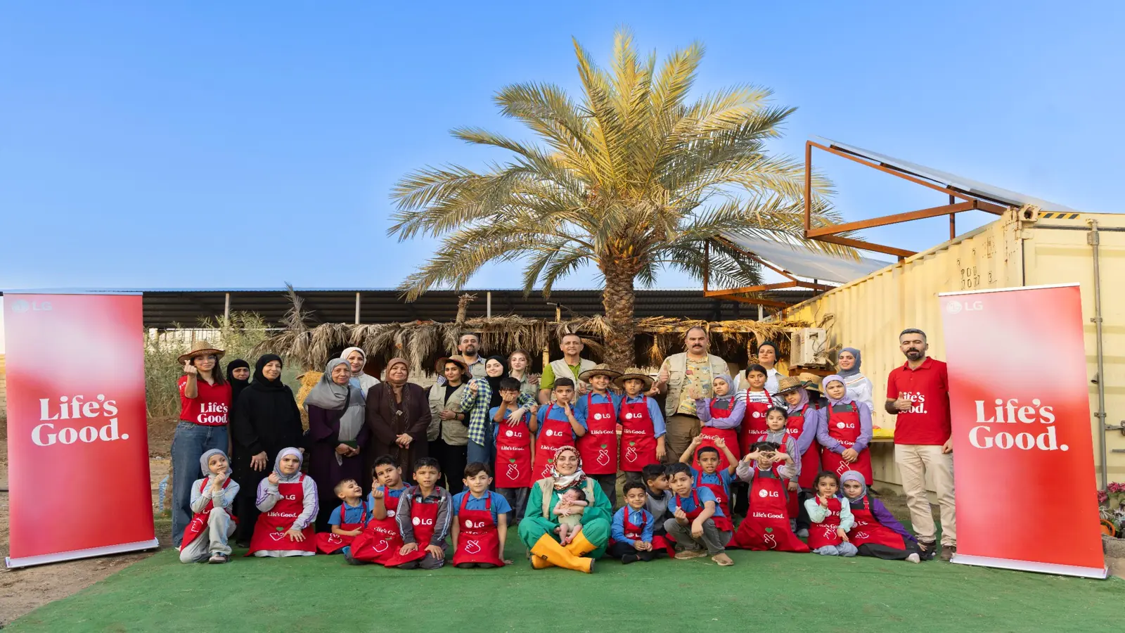 LG Electronics Hosts Environmental Workshop for Children at Green Gold Farm in Baghdad
